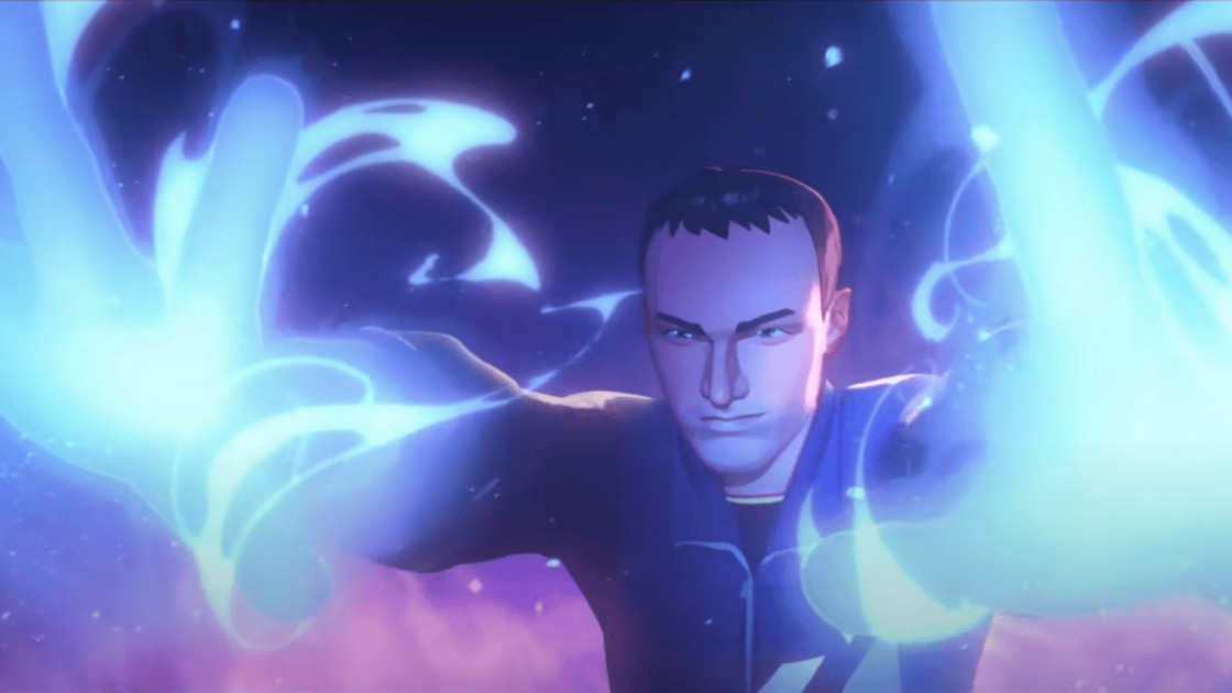 Imagem do jogador Perkz no videoclipe da música Sacrifice, tema do Worlds 2025