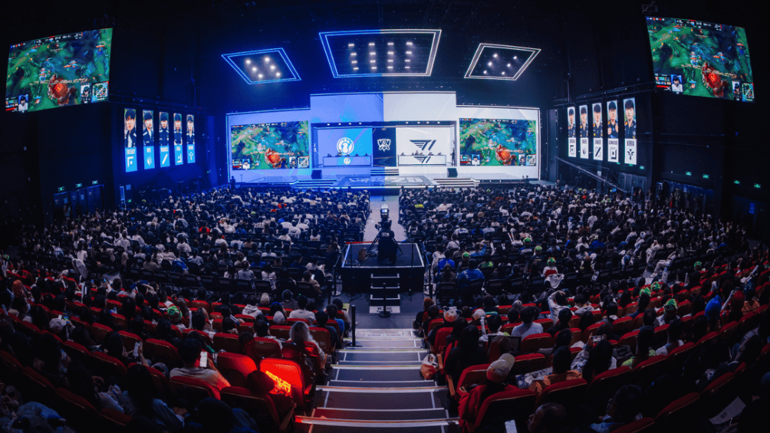 Foto do Stage do Worlds 2025.