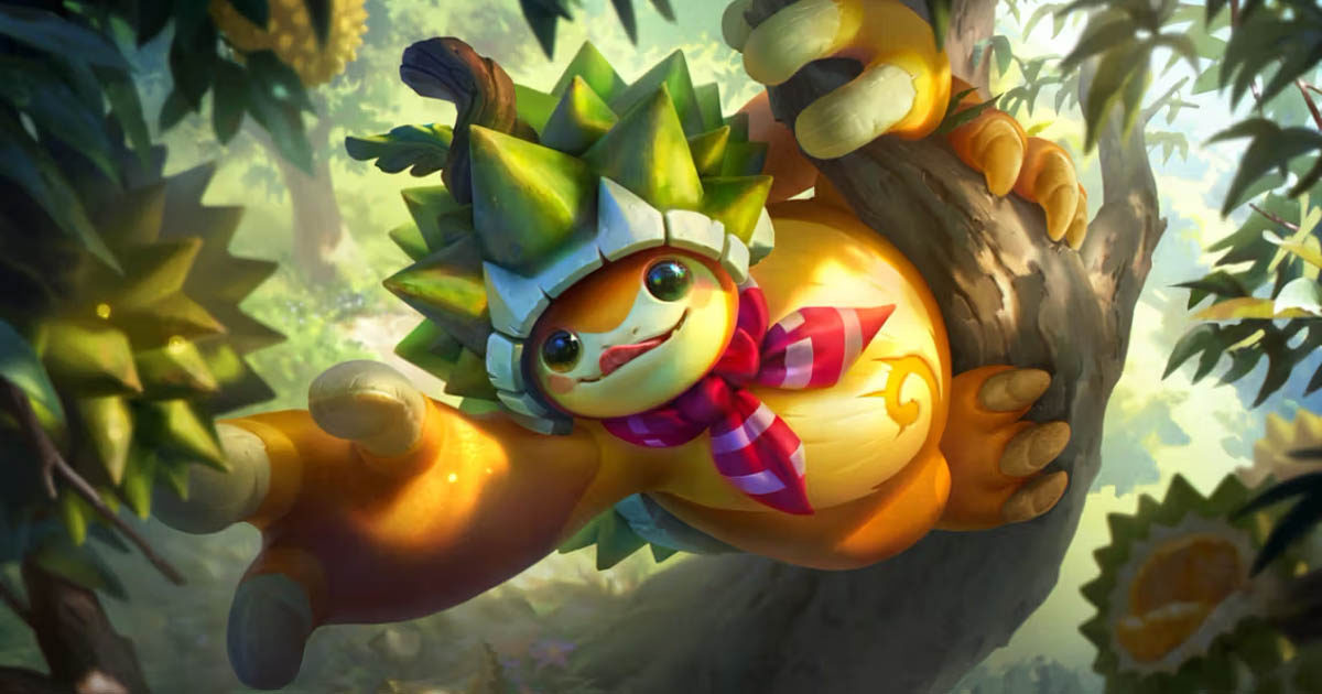 Imagem do Rammus, personagem do League of Legends