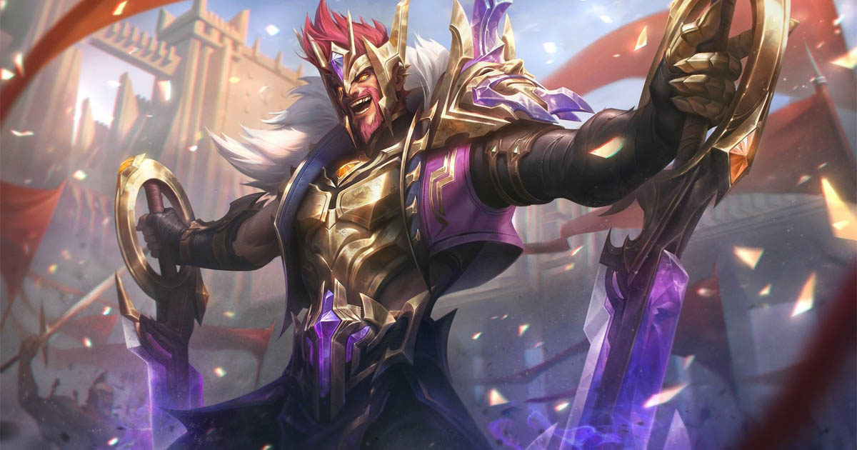 Imagem da skin Draven Vitorioso no LoL