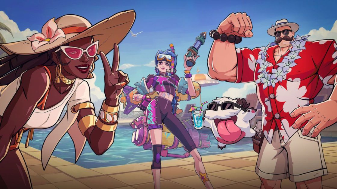 Senna, Jinx e Braum Curtindo o Verão