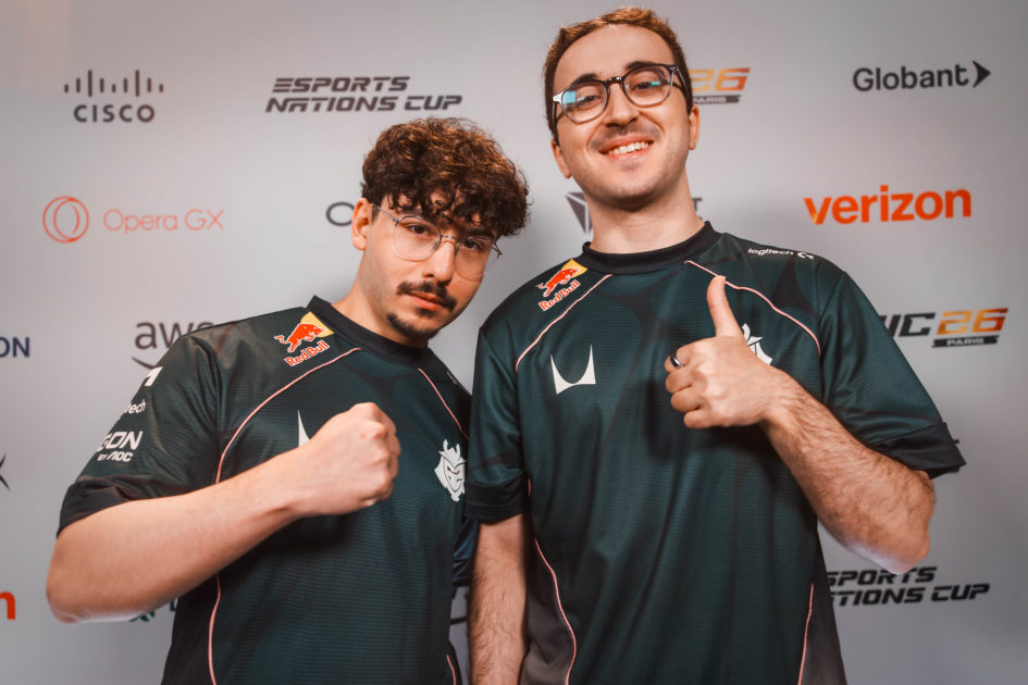 Jogadores da G2 em ação no MSI 2026 G2