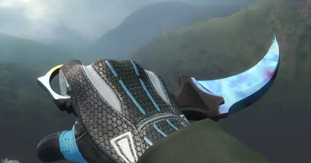 skin faca CS2 em inventário