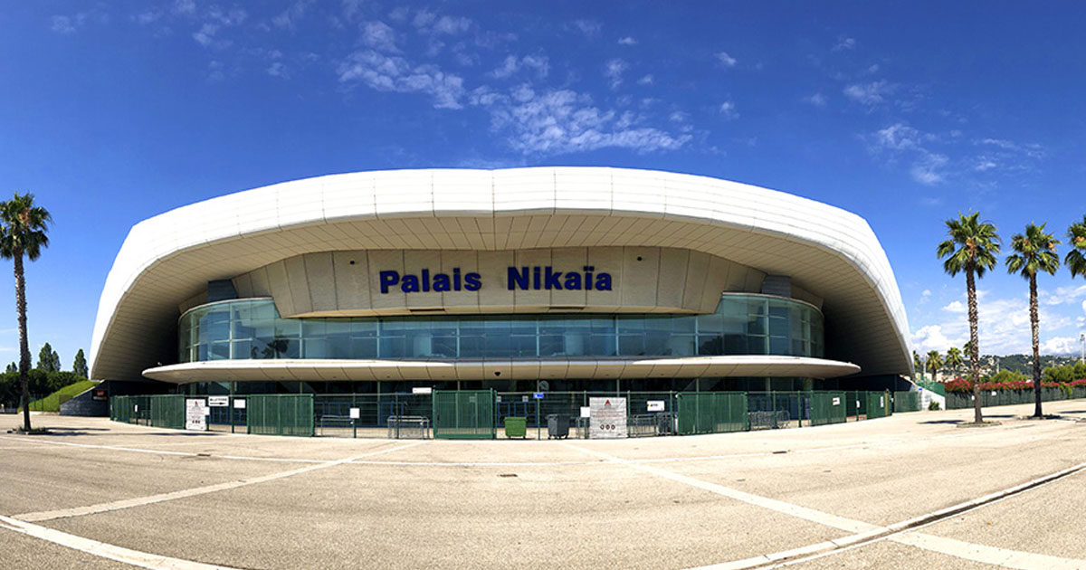 Palais Nikaïa — imagem do local das finais