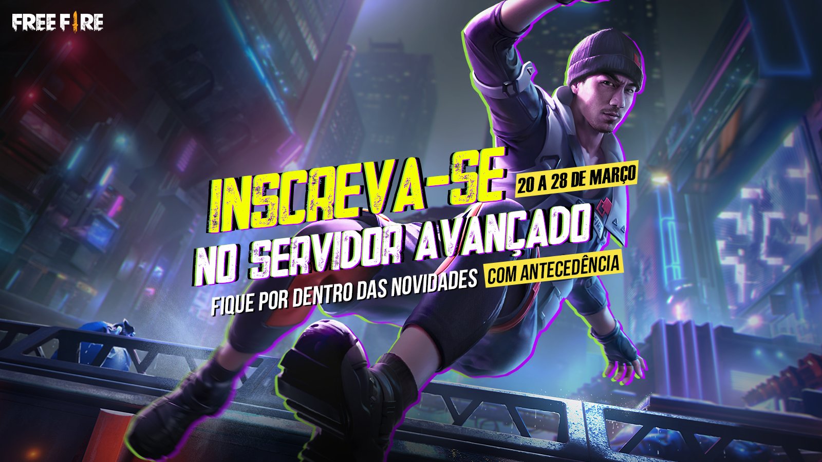 Free Fire: como se inscrever no Servidor Avançado de novembro