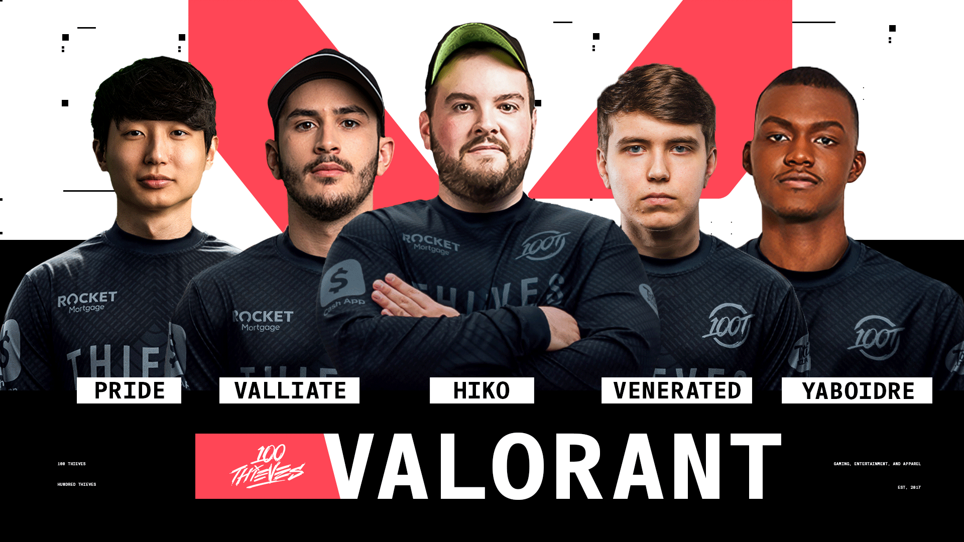 Valorant 100 Thieves divulga seu elenco completo Mais Esports