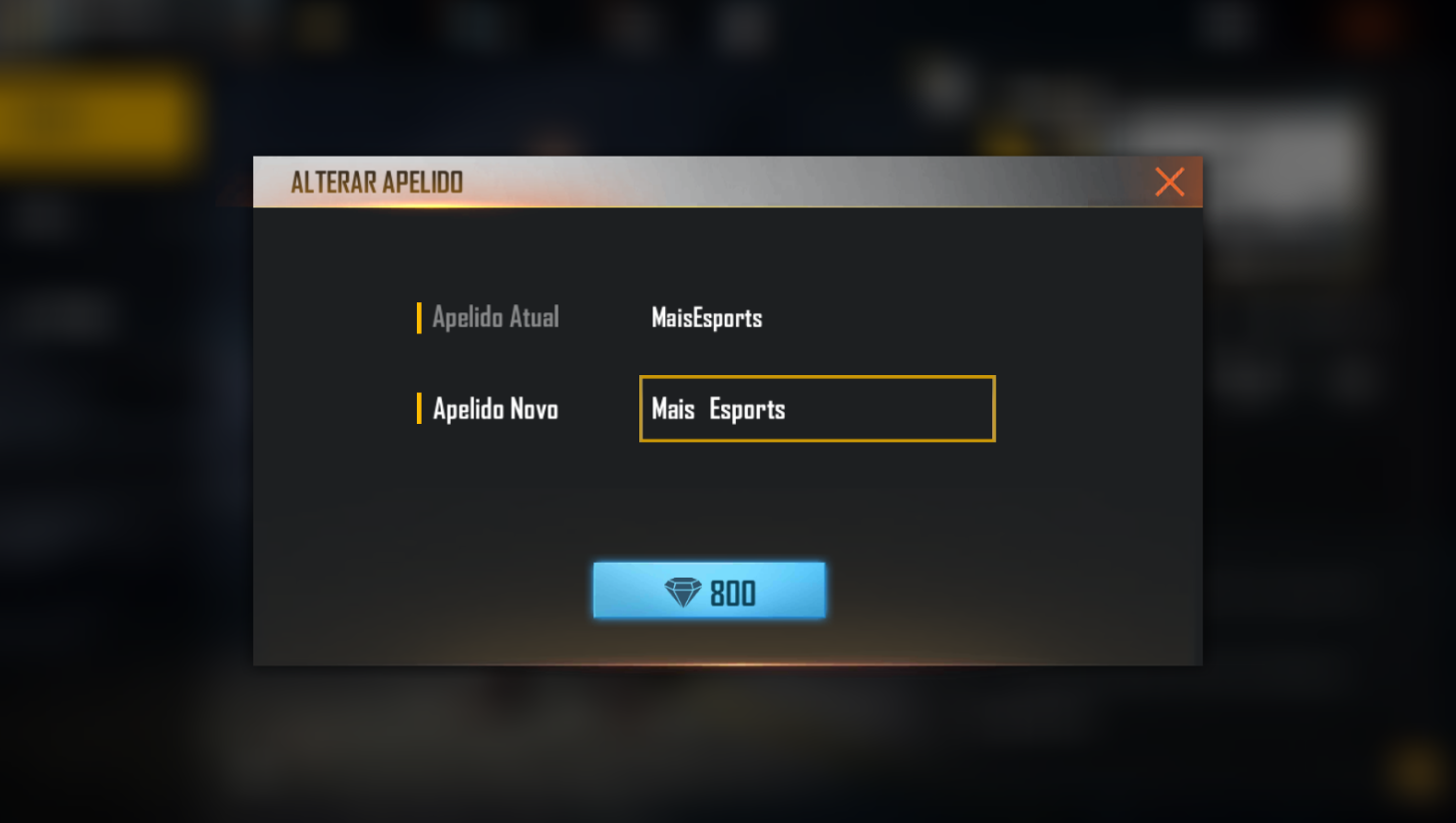 Como colocar espaço no nome do Free Fire - Canaltech