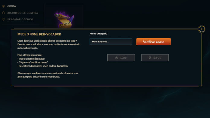 Mudar o nome no LoL: veja como alterar o nick no MOBA da Riot Games ...