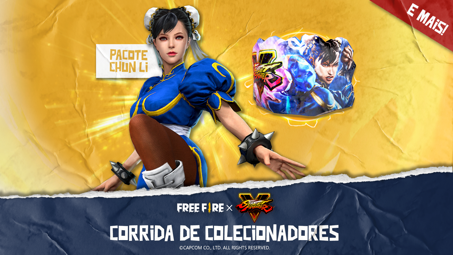 Parceria do Free Fire e Champions Legion dá itens aos jogadores