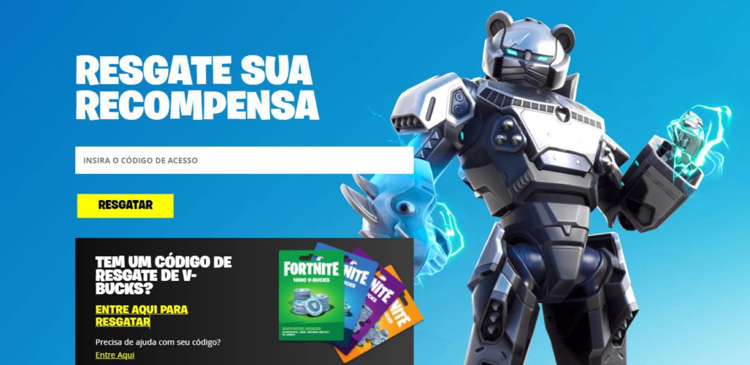 Como Resgatar Código No Fortnite Mais Esports