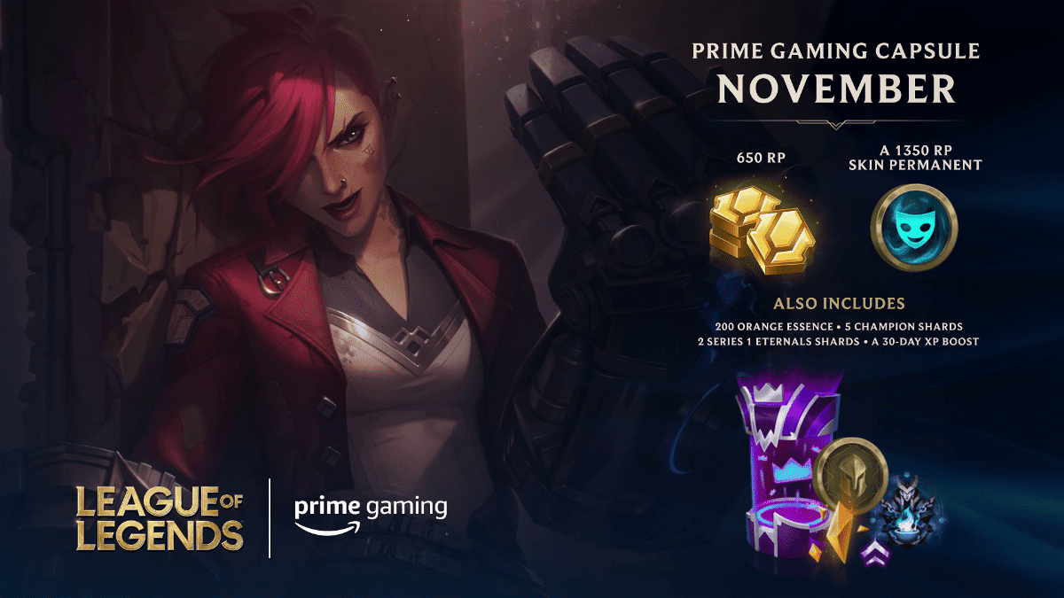 PBE - Brasil - Prime Gaming O primeiro loot para o