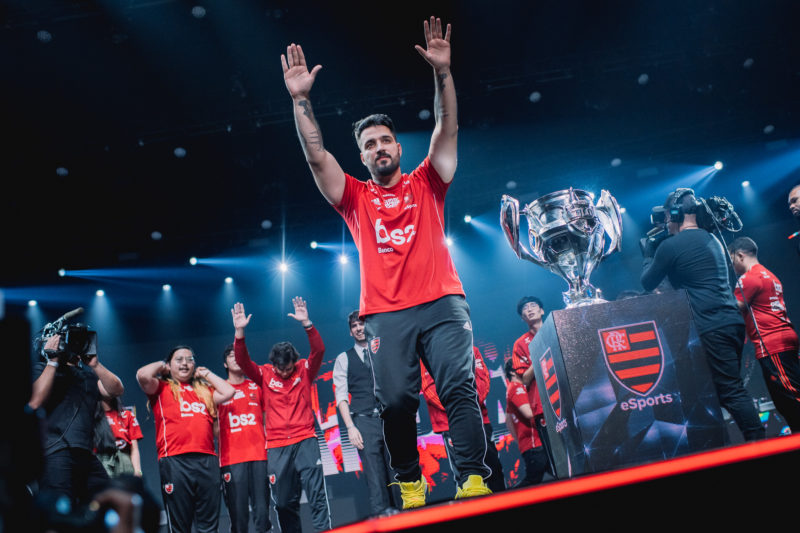 brTT after beating CBLOL with Flamengo