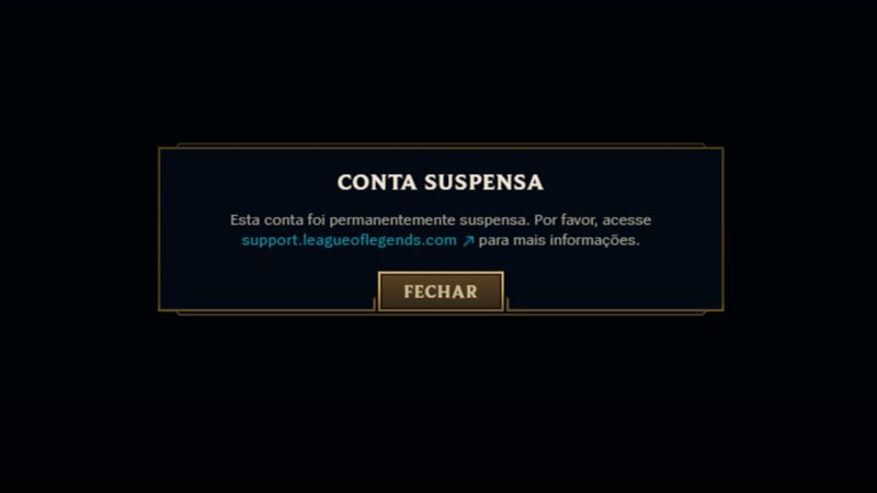 League of Legends banido - Alguém já reverteu?