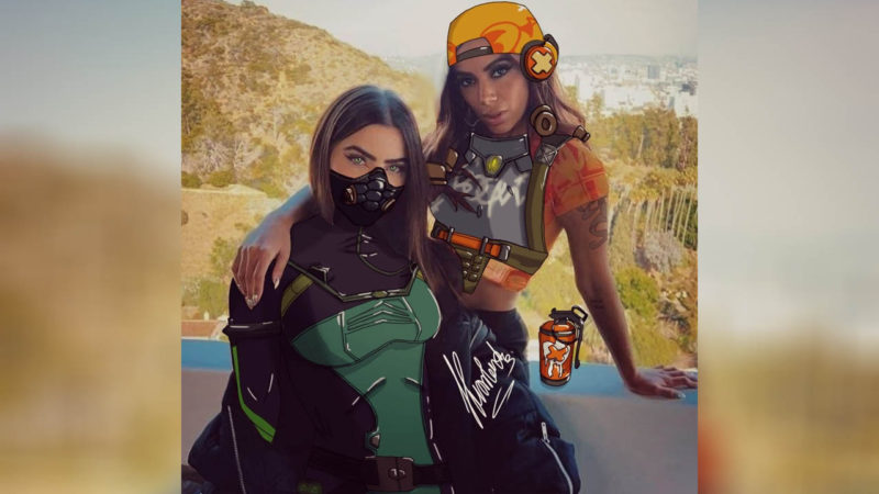 Image of Jade Picon and Anitta as VALORANT agents