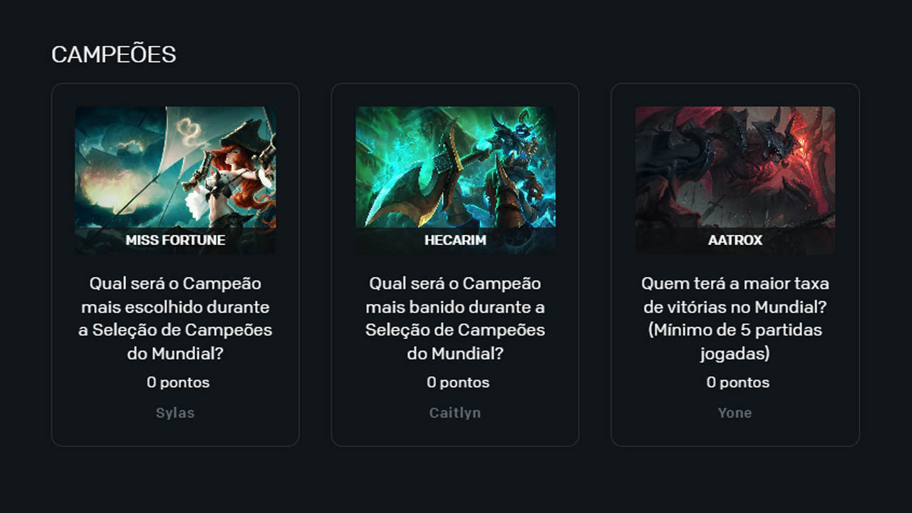 Bolão do Mundial de LOL 2022: veja recompensas, datas e como jogar