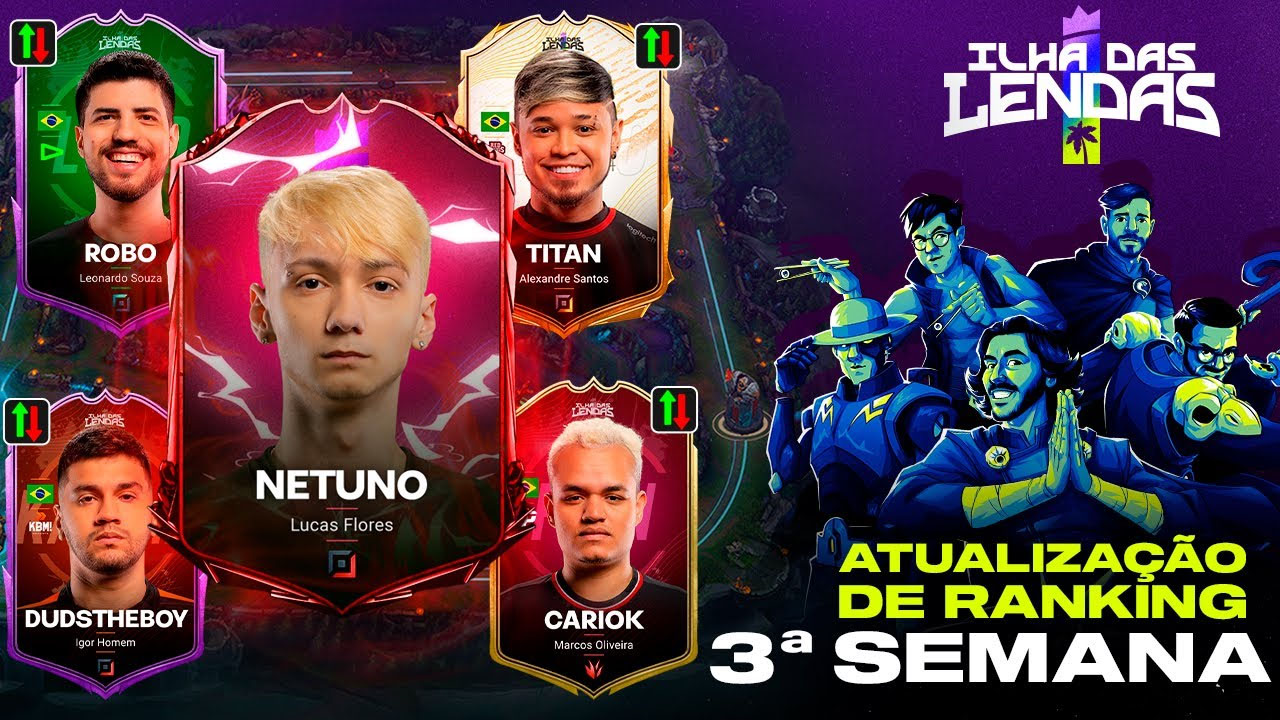 CBLOL 2023: Cartinhas do Ilha das Lendas viralizam entre jogadores e  comunidade - Mais Esports