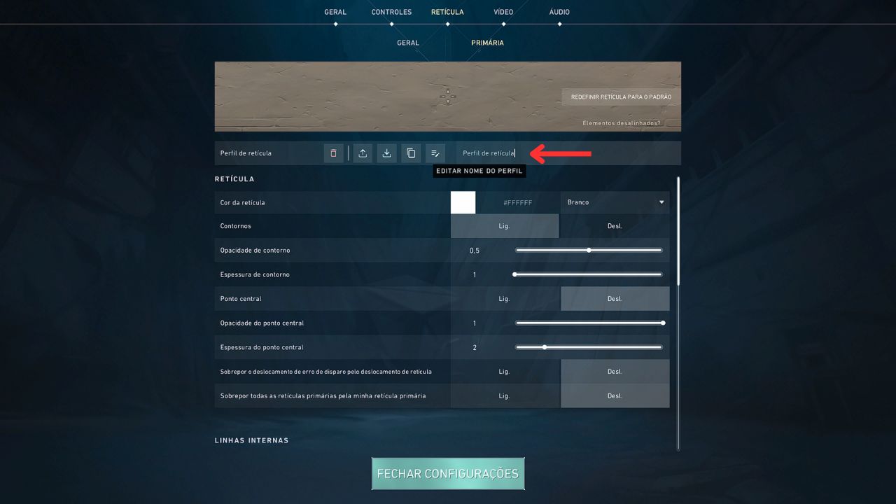 How to copy the crosshair in VALORANT, configure and use the