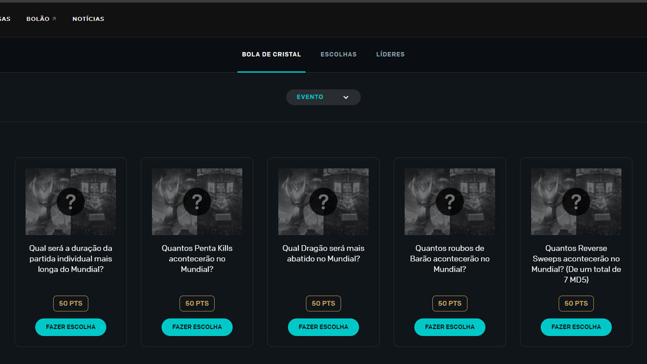 Worlds 2024 Como fazer o Bolão do Mundial de LoL 2024 Mais Esports