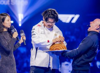 Worlds 2024: Do tamanho da aura! T1 Gumayusi experimenta um croissant gigante