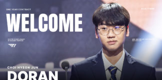 LCK 2025: T1 anuncia a contratação de Doran para o lugar de Zeus