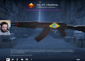 BLAST.tv Austin Major 2025: FalleN monta AK-47 com bandeira do Brasil para os playoffs
